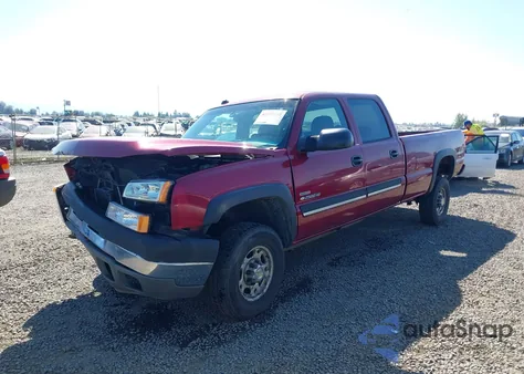 2005 Chevrolet Silverado 2500Hd Ls from USA, damaged, VIN 1GCHK23205F904179